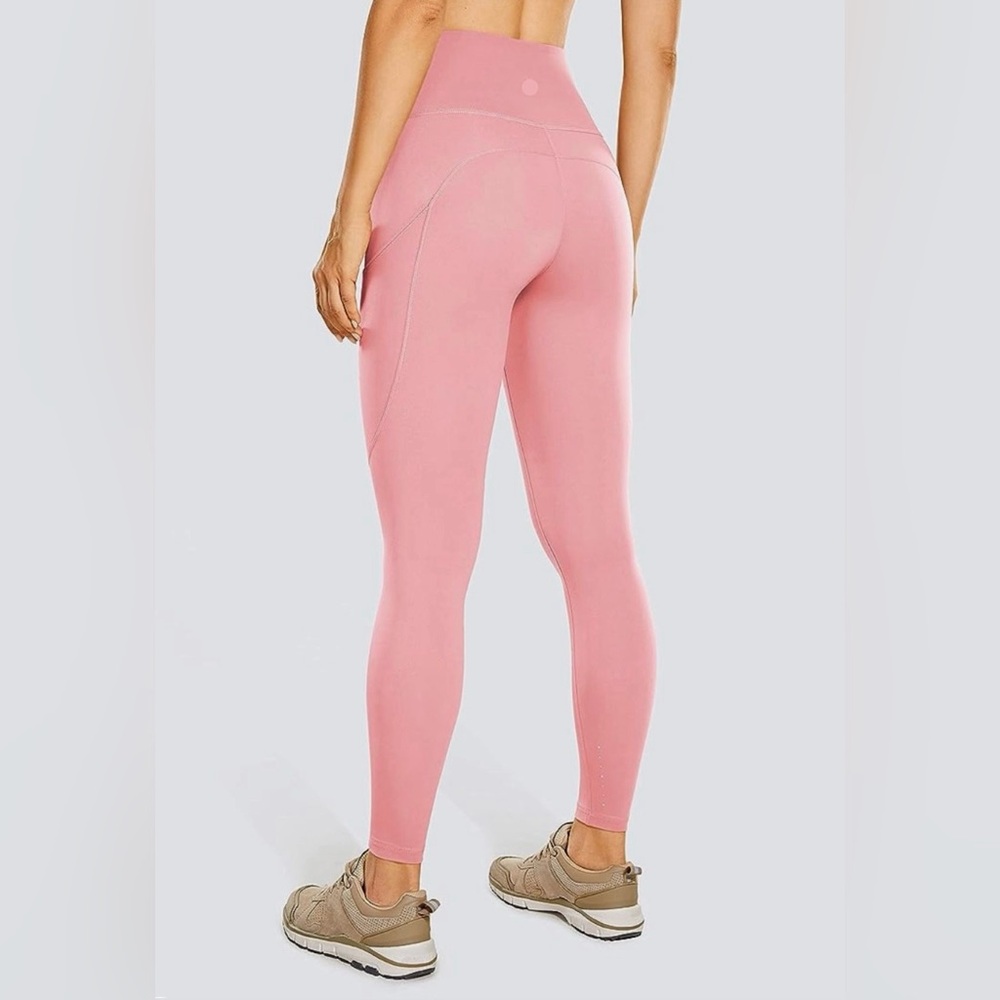 Women's Pink High-Waisted Leggings